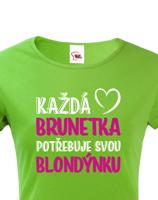 Dámské tričko pro nerozlučné duo – Brunetka & Blondýnka