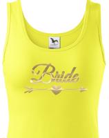 Dámské tričko pro nevěstu Bride - ideální rozlučková trička