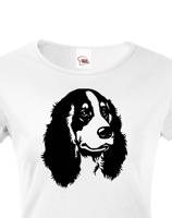 Dámské tričko pro pejskaře nebo myslivce s motivem Kokršpaněla