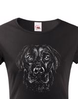 Dámské  tričko pro pejskaře s motivem Labrador