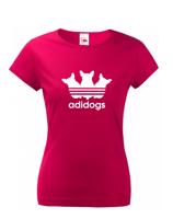 Dámské tričko pro pejskařky s motivem Adidogs