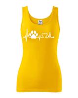 Dámské tričko pro pejskařky Tep pejska - skvělý dárek