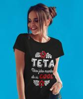 Dámské tričko pro tety a tetičky Teta - něco jako mamka, ale více COOL