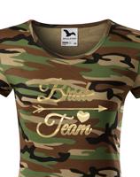 Dámské tričko pro tým nevěsty Bride Team- ideální rozlučková trička