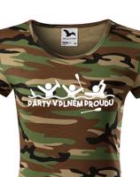 Dámské tričko pro vodáky Párty v plném proudu - ideální triko na loď