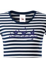 Dámské tričko pro vodáky Párty v plném proudu - ideální triko na loď