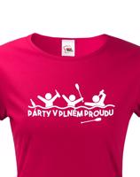 Dámské tričko pro vodáky Párty v plném proudu - ideální triko na loď