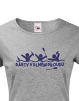 Dámské tričko pro vodáky Párty v plném proudu - ideální triko na loď