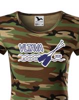 Dámské tričko pro vodáky s volitelnou řekou a rokem