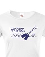 Dámské tričko pro vodáky s volitelnou řekou a rokem