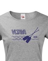 Dámské tričko pro vodáky s volitelnou řekou a rokem