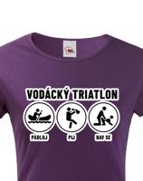 Dámské tričko pro vodáky Vodácký triatlon - ideální triko na loď