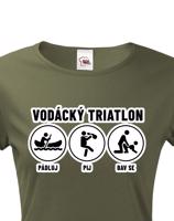 Dámské tričko pro vodáky Vodácký triatlon - ideální triko na loď