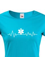 Dámské tričko pro zdravotníky s EKG