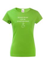 Dámské tričko - Ráno miluji vůni kávy - tričko pro milovníky kávy