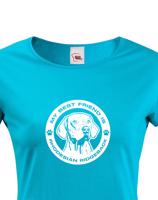 Dámské tričko Rhodéský ridgeback -  dárek pro milovníky psů