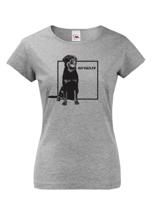 Dámské tričko Rotvajler -  dárek pro milovníky psů
