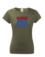 Dámské tričko - Route 66 - legenda cest