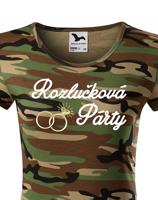 Dámské tričko Rozlučková párty - ideální triko pro rozlučku se svobodou