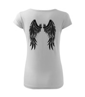 Dámské tričko s andělskými křídly na zádech - skvělý dárek pro ženu