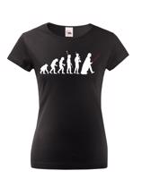 Dámské tričko s filmovým motivem evoluce Star Wars