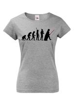 Dámské tričko s filmovým motivem evoluce Star Wars