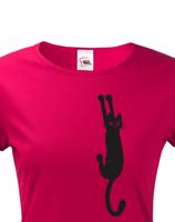 Dámské tričko s kočkou  - ideální dárek pro milovníky koček