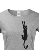 Dámské tričko s kočkou  - ideální dárek pro milovníky koček