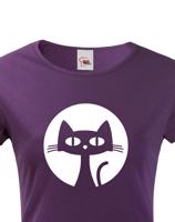 Dámské tričko s kočkou - stylový dárek pro milovníky koček