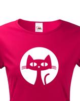 Dámské tričko s kočkou - stylový dárek pro milovníky koček