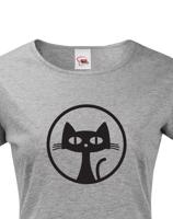 Dámské tričko s kočkou - stylový dárek pro milovníky koček