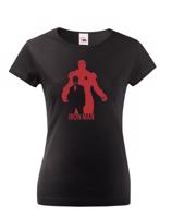 Dámské tričko s motivem IRON MANA - skvělý dárek pro fanoušky Marvel