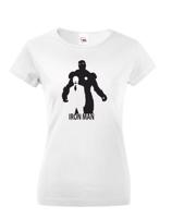 Dámské tričko s motivem IRON MANA - skvělý dárek pro fanoušky Marvel