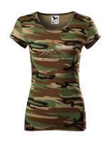 Dámské tričko s motivem Paragliding - Where freedom has no limits