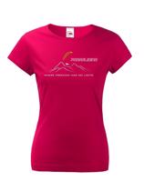 Dámské tričko s motivem Paragliding - Where freedom has no limits