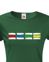 Dámské tričko s motivem turistických značek - pro milovníky dobrodružství