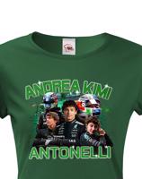 Dámské tričko s motivem závodníka F1 -  Andrea Kimi Antonelli pro milovníky motosportu