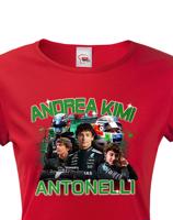 Dámské tričko s motivem závodníka F1 -  Andrea Kimi Antonelli pro milovníky motosportu