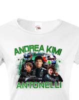 Dámské tričko s motivem závodníka F1 -  Andrea Kimi Antonelli pro milovníky motosportu
