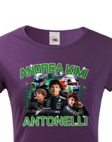 Dámské tričko s motivem závodníka F1 -  Andrea Kimi Antonelli pro milovníky motosportu