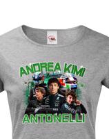 Dámské tričko s motivem závodníka F1 -  Andrea Kimi Antonelli pro milovníky motosportu