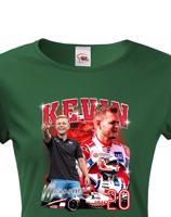 Dámské tričko s motivem závodníka F1 -  Kevin Magnussen - pro milovníky motosportu
