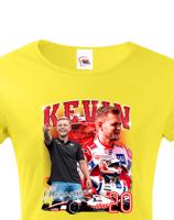 Dámské tričko s motivem závodníka F1 -  Kevin Magnussen - pro milovníky motosportu
