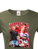 Dámské tričko s motivem závodníka F1 -  Kevin Magnussen - pro milovníky motosportu
