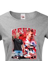 Dámské tričko s motivem závodníka F1 -  Kevin Magnussen - pro milovníky motosportu