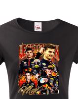 Dámské tričko s motivem závodníka F1 -  Max Verstappen - pro milovníky motosportu
