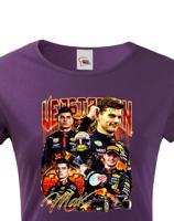 Dámské tričko s motivem závodníka F1 -  Max Verstappen - pro milovníky motosportu