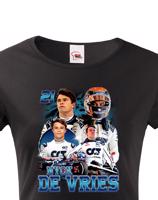 Dámské tričko s motivem závodníka F1 -  Nyck de Vries - pro milovníky motosportu