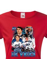 Dámské tričko s motivem závodníka F1 -  Nyck de Vries - pro milovníky motosportu