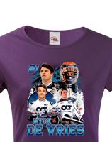 Dámské tričko s motivem závodníka F1 -  Nyck de Vries - pro milovníky motosportu